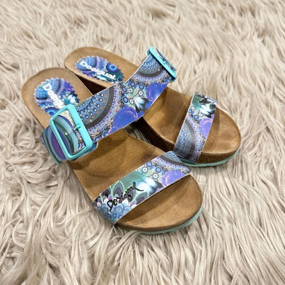 Desigual wedge platform sandals
